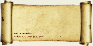 Valentina Vlahović vizit kartica